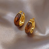 Sublime Tiger Eye Hoops Offering a Glimpse of Serenity and Style